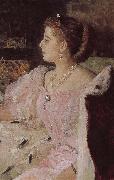 Ilia Efimovich Repin, Card Lavina portrait
